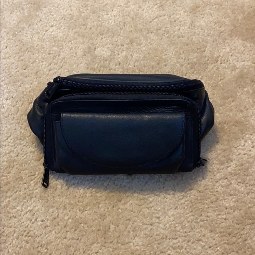 Winn Harness Leather Large Fanny Pack